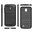 Flexi Slim Carbon Fibre Case for Nokia 1 - Brushed Black